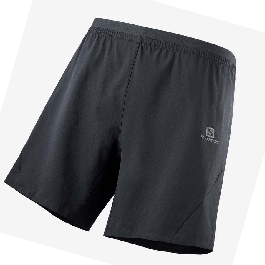 Bermudas Salomon CROSS 7\'\' Hombre Negros | MX 3163HAP